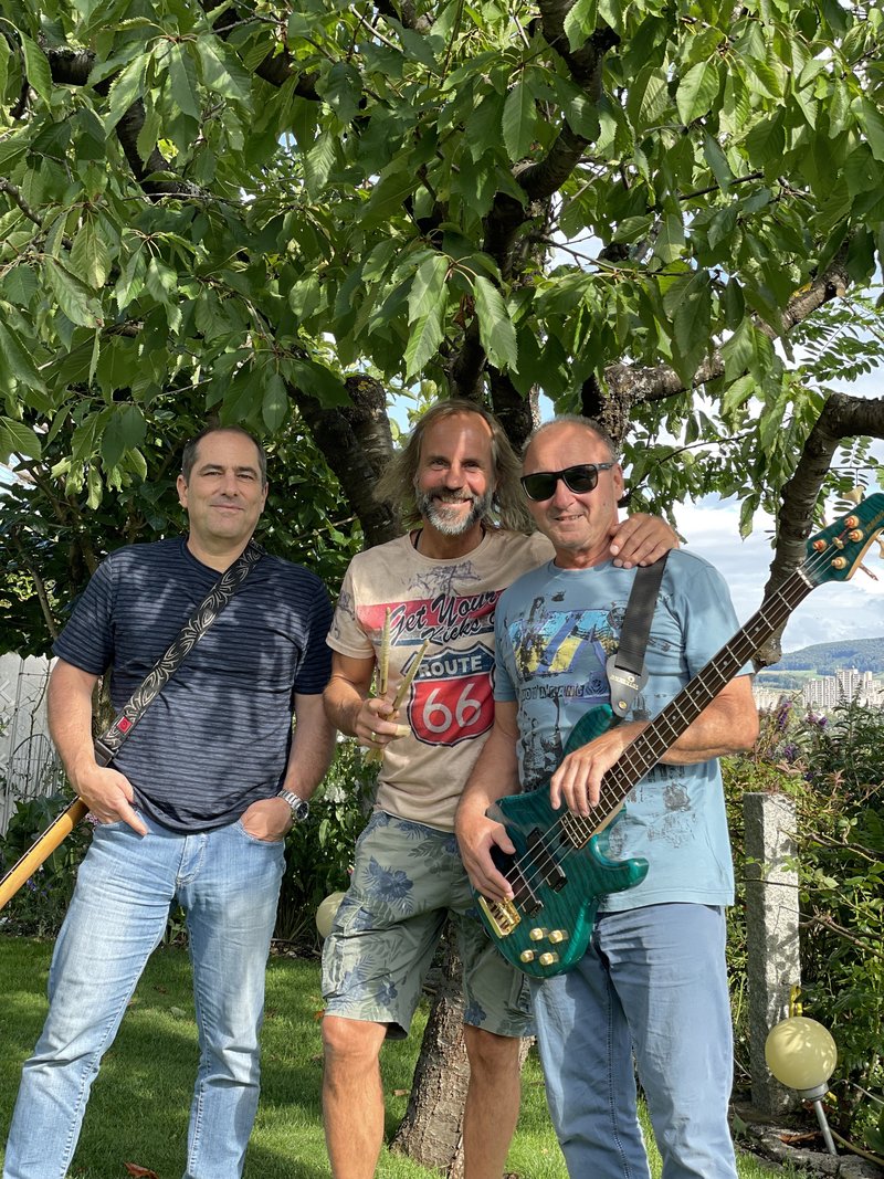 Die drei Bandmitglieder: Tobias (links), Stefan (Mitte), Manfred (rechts)